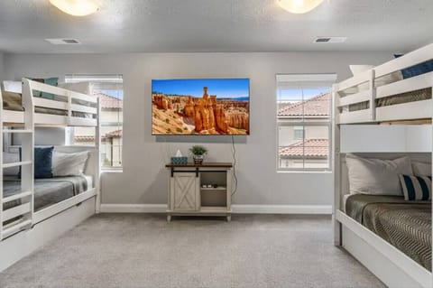 Family-friendly bunk room with cozy beds and plenty of space to unwind.