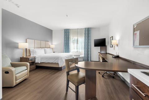 Studio Suite, 1 King Bed | Desk, laptop workspace, iron/ironing board, WiFi (free)