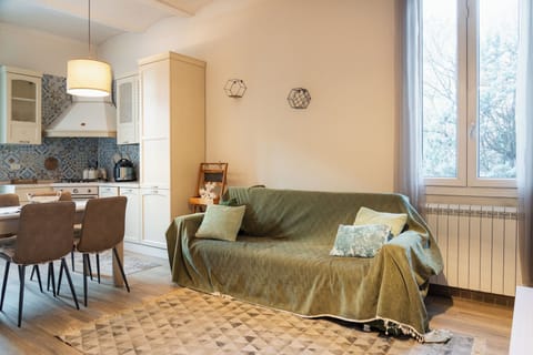 Comfort Apartment, Balcony, City View | Living area | Flat-screen TV