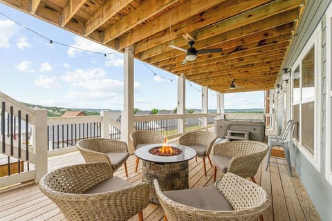 Outdoor firepit overlooking the resort!