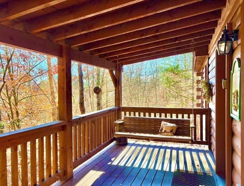 Relax on the porch swing