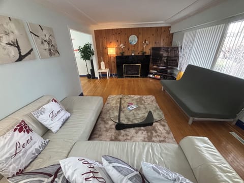 Living room with sofa bed