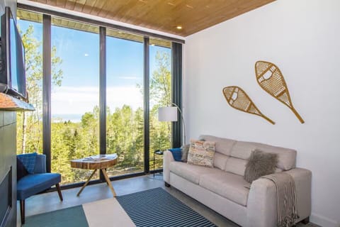 A space to relax and soak in the view.