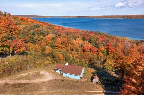Fall color bird's eye view.