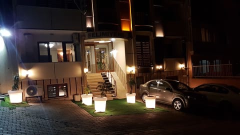 Front of property - evening/night