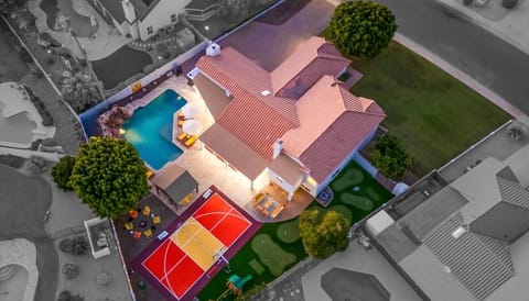 From Above, It’s Perfect – This aerial view captures the charm of the home and its expansive grounds, highlighting all the features that make it a true retreat.