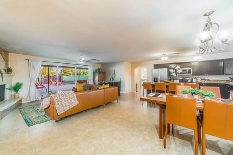 Open concept, l shaped sofa