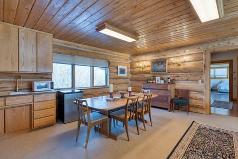 Kitchenette with dining.