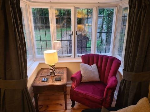 Reading nook overlooking the garden