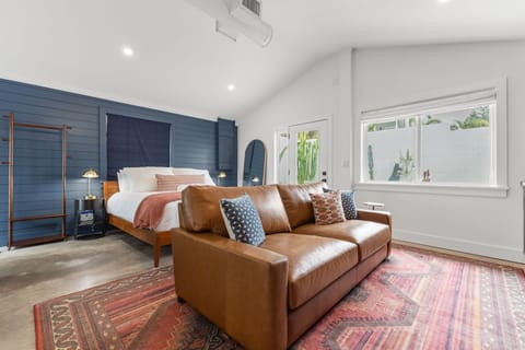 The open concept area flourishes in the bright sunlight.