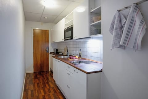 Family Room | Private kitchen | Shared fridge