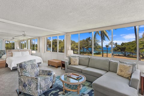 Condo, Multiple Beds, Balcony, Ocean View (Haleakala Shores A-301) | 2 bedrooms, individually decorated, individually furnished, bed sheets