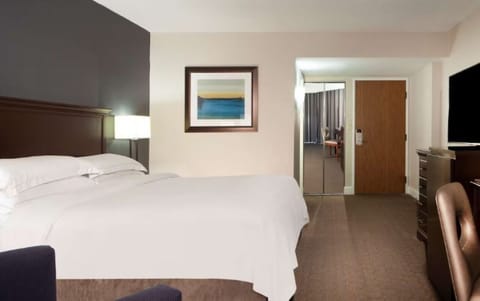 Bedroom. Interior and views may vary based on location and availability