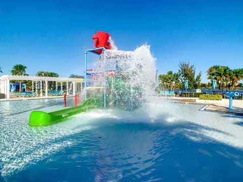 Splash around in the on-site water park, great for kids and families