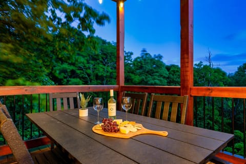 Breakfast with a view of the Smokies