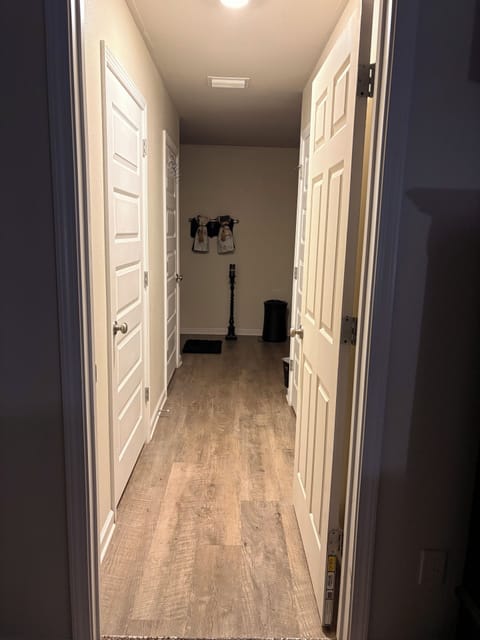 Master bathroom hallway