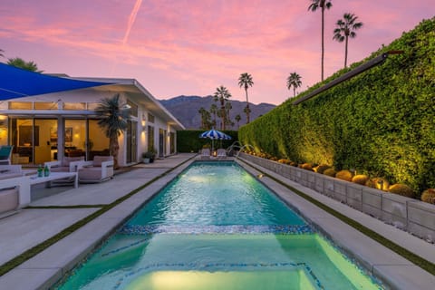 Watch the sunset from the connected spa