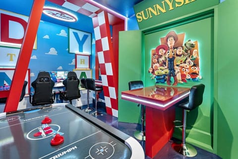 Want to stay in for the night? Our game room is fully equipped for plenty of entertainment.