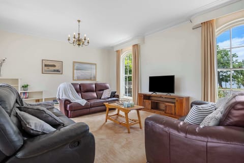Comfortable living area with ample seating.