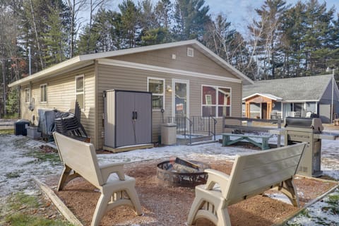 Cabin Exterior | Gas Grill | Fire Pit