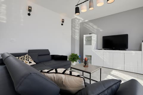 Apartment (A1) | Private kitchen | Fridge, microwave, oven, stovetop