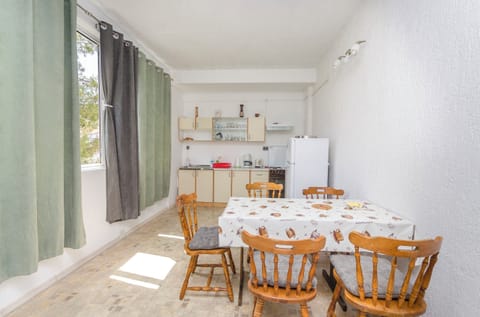 Apartment (A1) | Private kitchen | Fridge, microwave, oven, stovetop