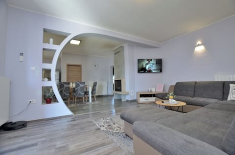 Villa | Living room | Fireplace