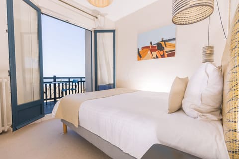 Double Room, Terrace, Sea View | Premium bedding, individually decorated, desk, soundproofing