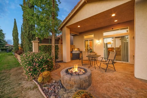 Cozy outdoor fire pit for relaxing evenings