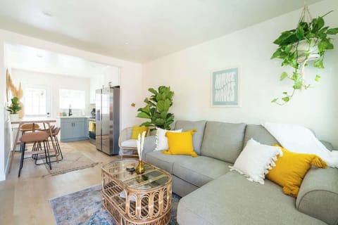 Make yourself at home in the bright, open plan apartment