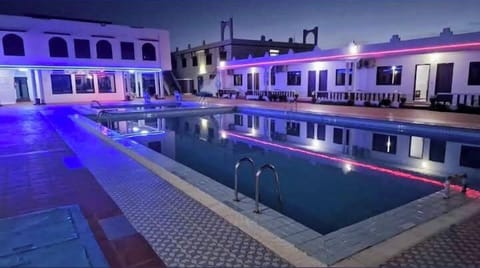 Indoor pool, seasonal outdoor pool