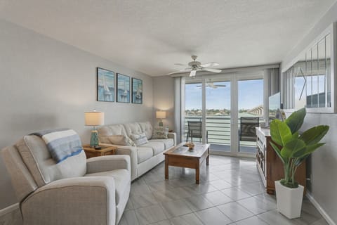 Living Room with Balcony Access