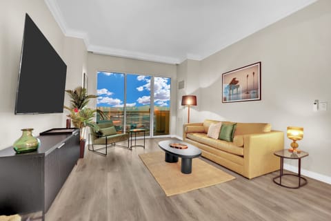 For entertainment beyond vinyl, enjoy a 75-inch TV in the main living area and a 50-inch TV in the bedroom, both equipped for state-of-the-art streaming services.