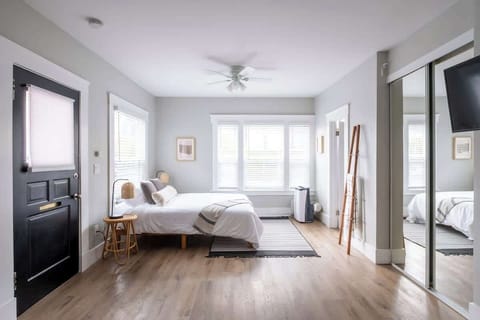The studio offers a light, bright and welcoming vibe
