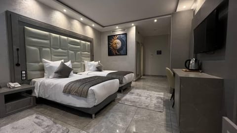 Deluxe Double or Twin Room | In-room safe, desk, laptop workspace, blackout drapes