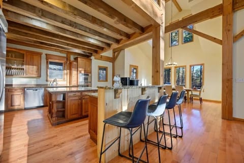 Gourmet Kitchen: Enjoy culinary adventures in this spacious, bright kitchen with stunning wood accents!