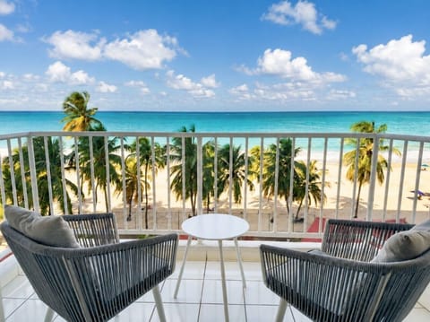Wake up to serene ocean view from the private balcony