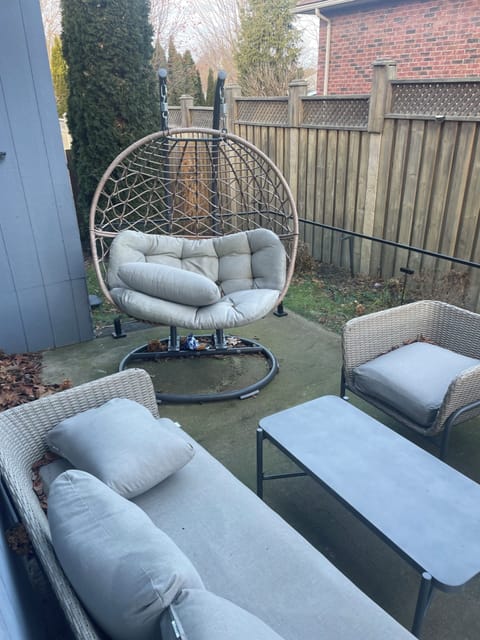 Private outdoor terrace for relaxation