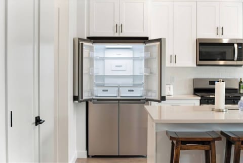 Open kitchen fully stocked for your dine-in needs