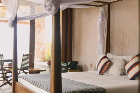 Deluxe Double Room, Patio, Ocean View | Minibar, in-room safe, WiFi (free), individually decorated