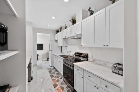 Indoors, Kitchen, Floor, Appliance, Refrigerator