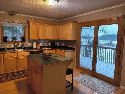 Beautiful views of the lake.