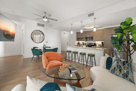 Living Room & Dining Area