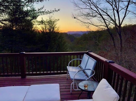 Rooftop deck "Skydeck". Outdoor lounge seating for 4 with additional seating.