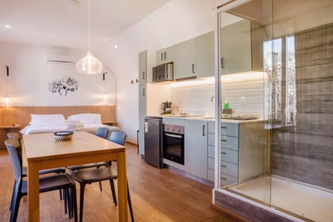 Chic studio with modern amenities, perfect for a cozy stay in the heart of the city.