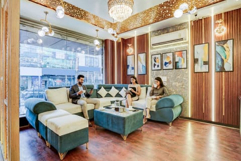 Lobby sitting area