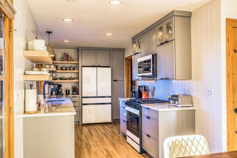 Fully stocked kitchen