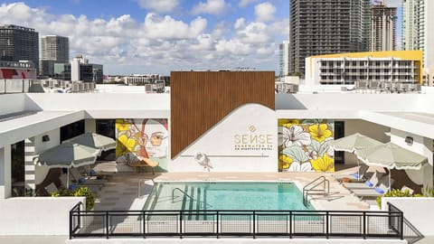 The Sense rooftop pool.