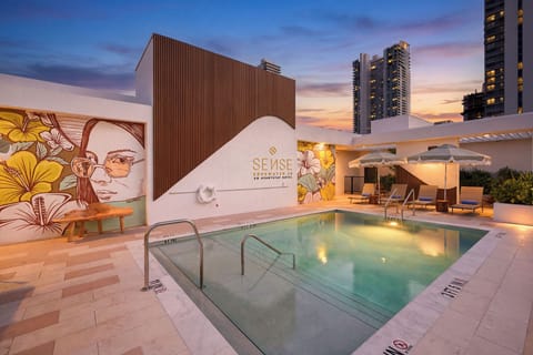 Rooftop pool - from poolside lounging to city gazing, the roof is where it happens.