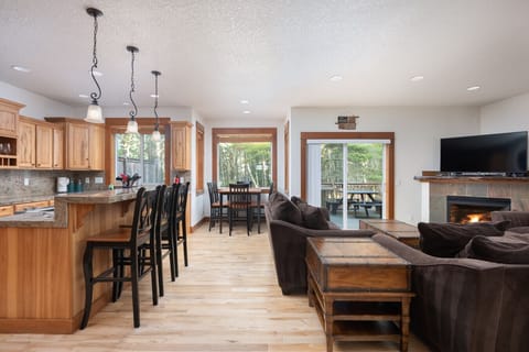 Living room and Kitchen